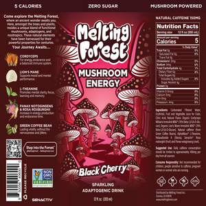 Melting Forest Black Cherry Label