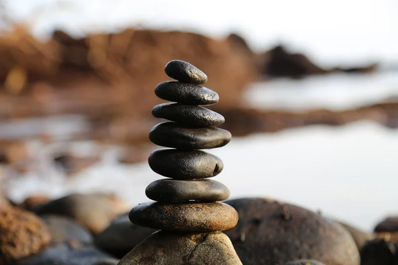 Beach Rocks in a Tower