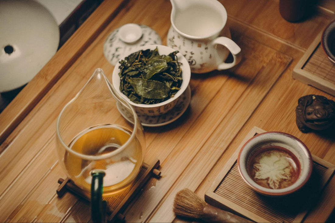 Tea on a Wood Table