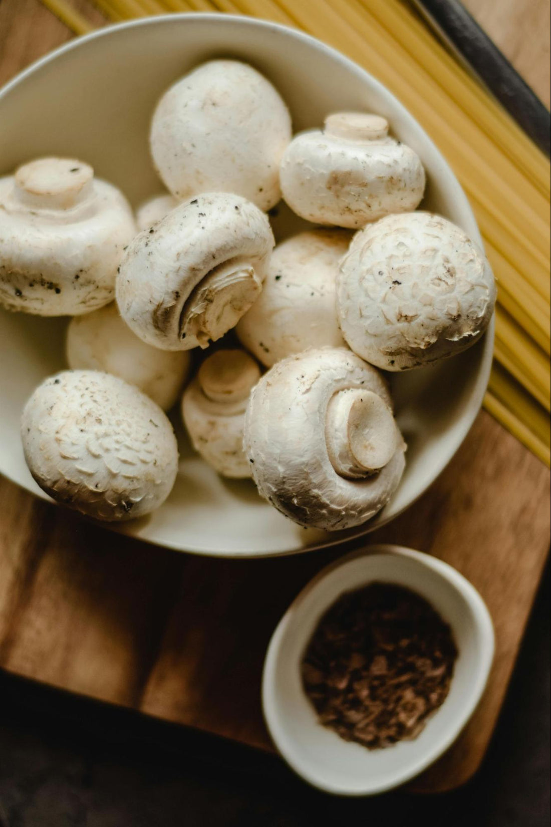 Mushrooms in a Bowl