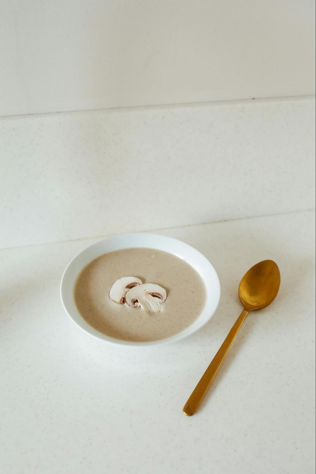 Mushroom Soup in a Bowl