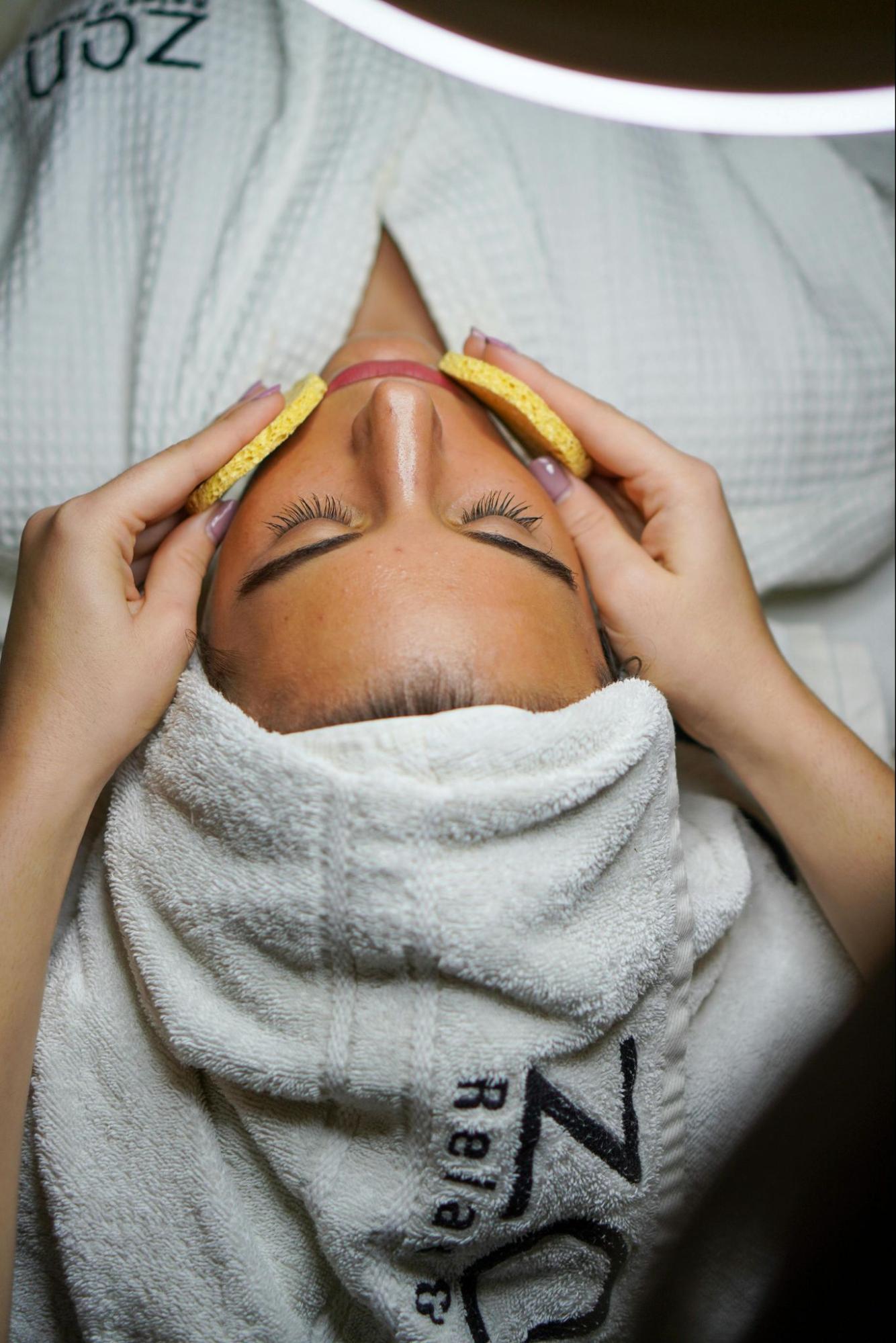 Woman Receiving Spa Treatment