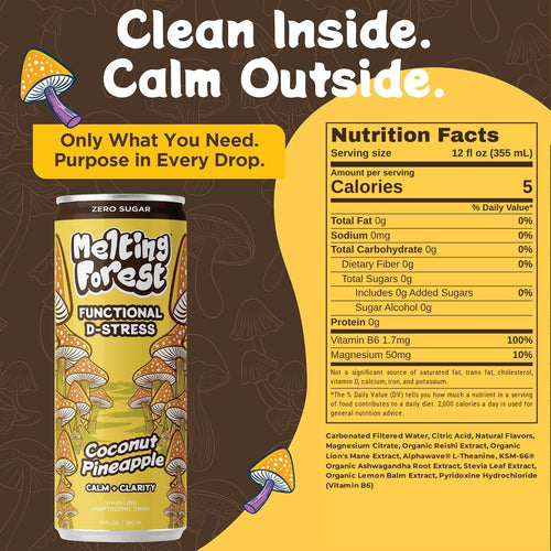 D-Stress Coconut Pineapple nutrition facts and ingredients
