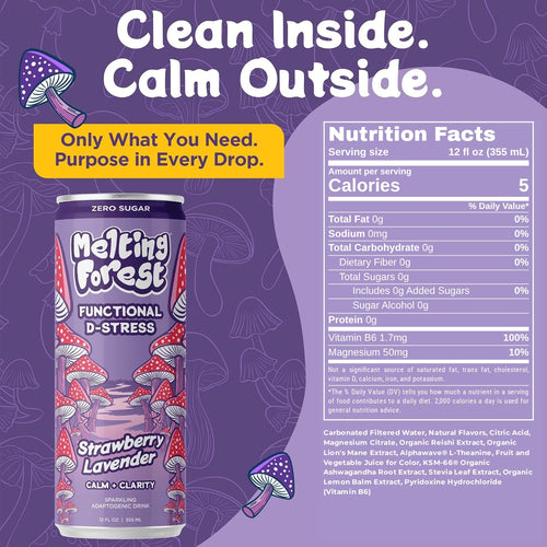 D-Stress Strawberry Lavender nutrition facts and ingredients