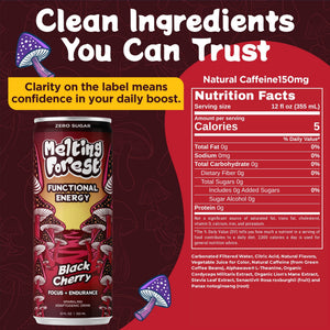 Energy Black Cherry nutrition facts and ingredients
