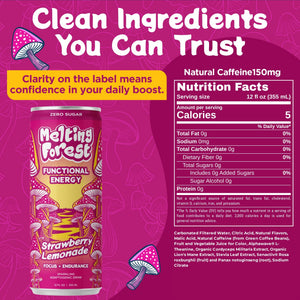 Energy Strawberry Lemonade nutrition facts and ingredients