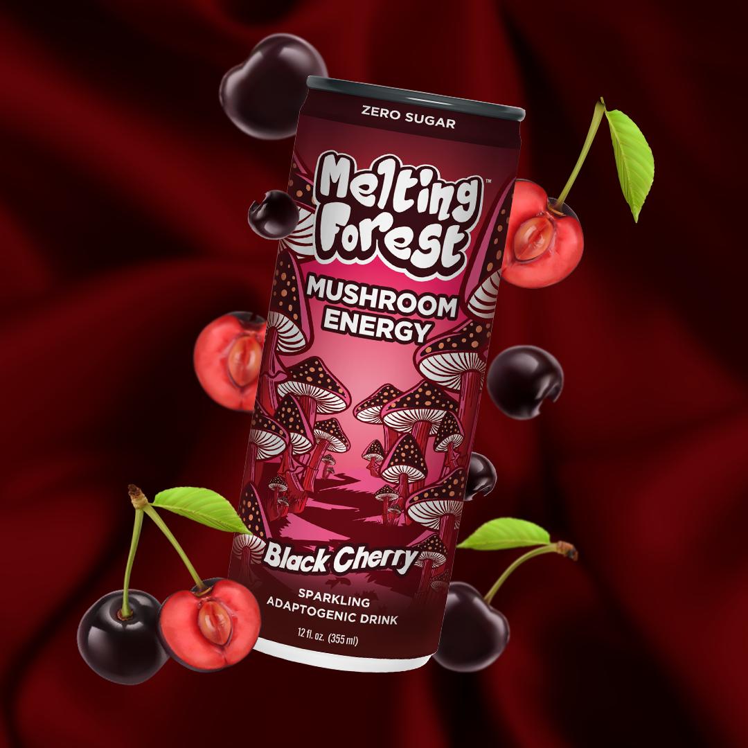 Mushroom Energy Drink Black Cherry