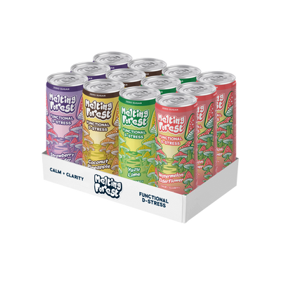 Mushroom D-Stress Drink 12 Pack - Variety Pack