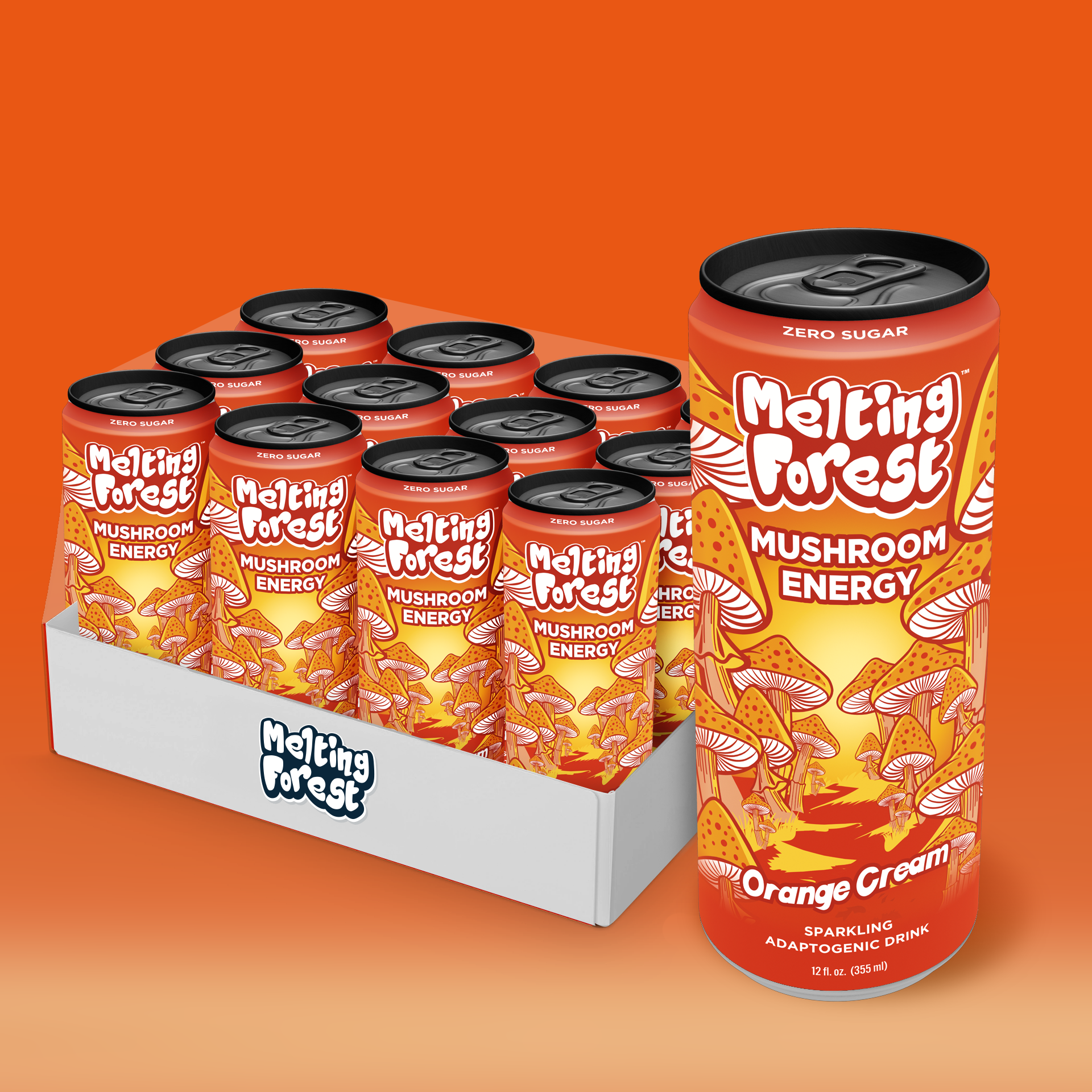 Mushroom Energy Drink Orange Cream