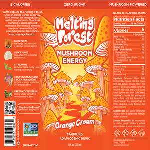 Melting Forest Orange Cream Label