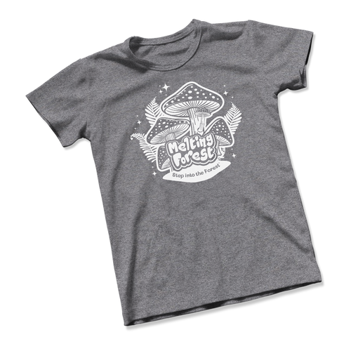 Melting Forest Tshirt Gray
