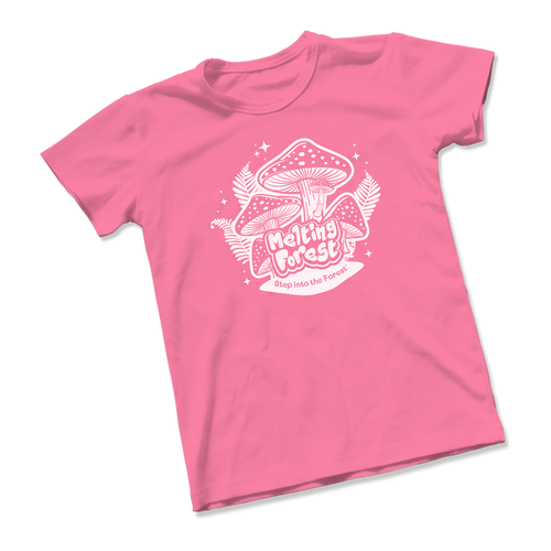 Melting Forest T-Shirt Pink