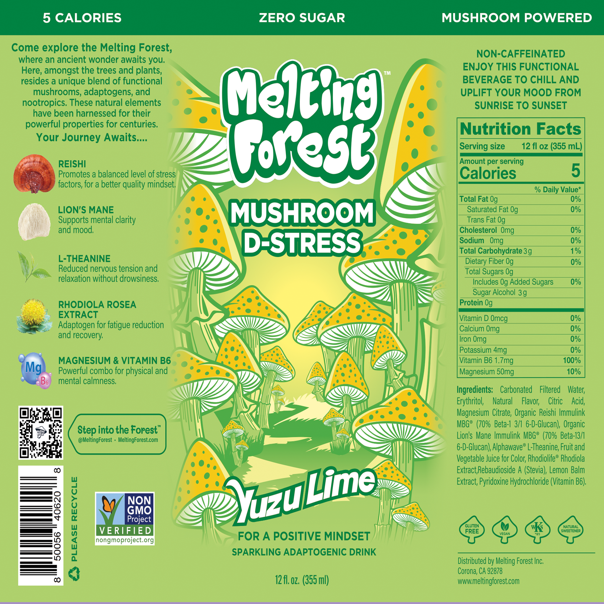 Melting Forest Yuzu Label