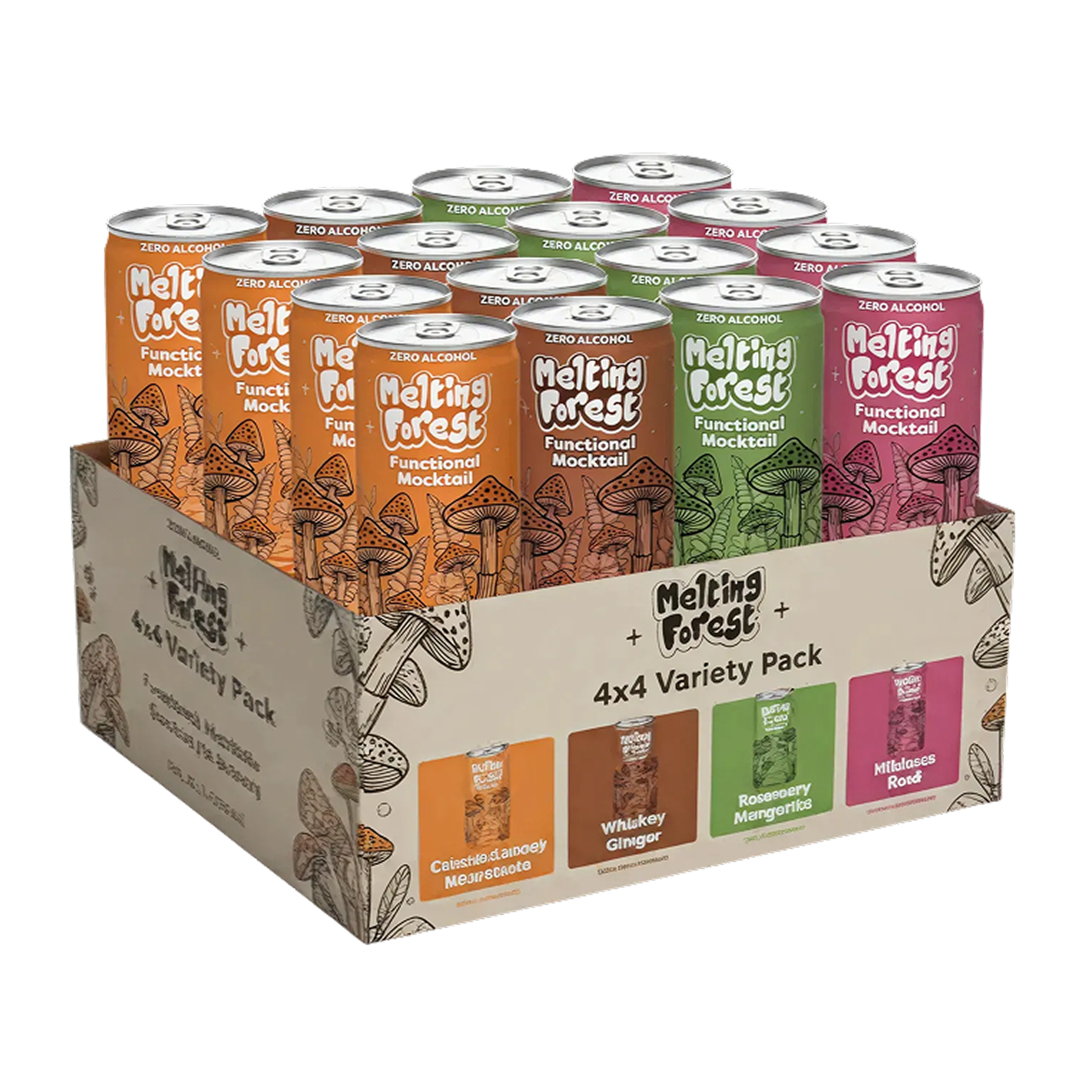 Mushroom Mocktail Drink 16 Pack