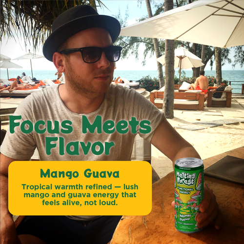 Mushroom Energy Drink 12 Pack - Mango Guava