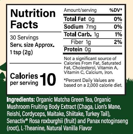 Adaptogenic Mushroom Matcha