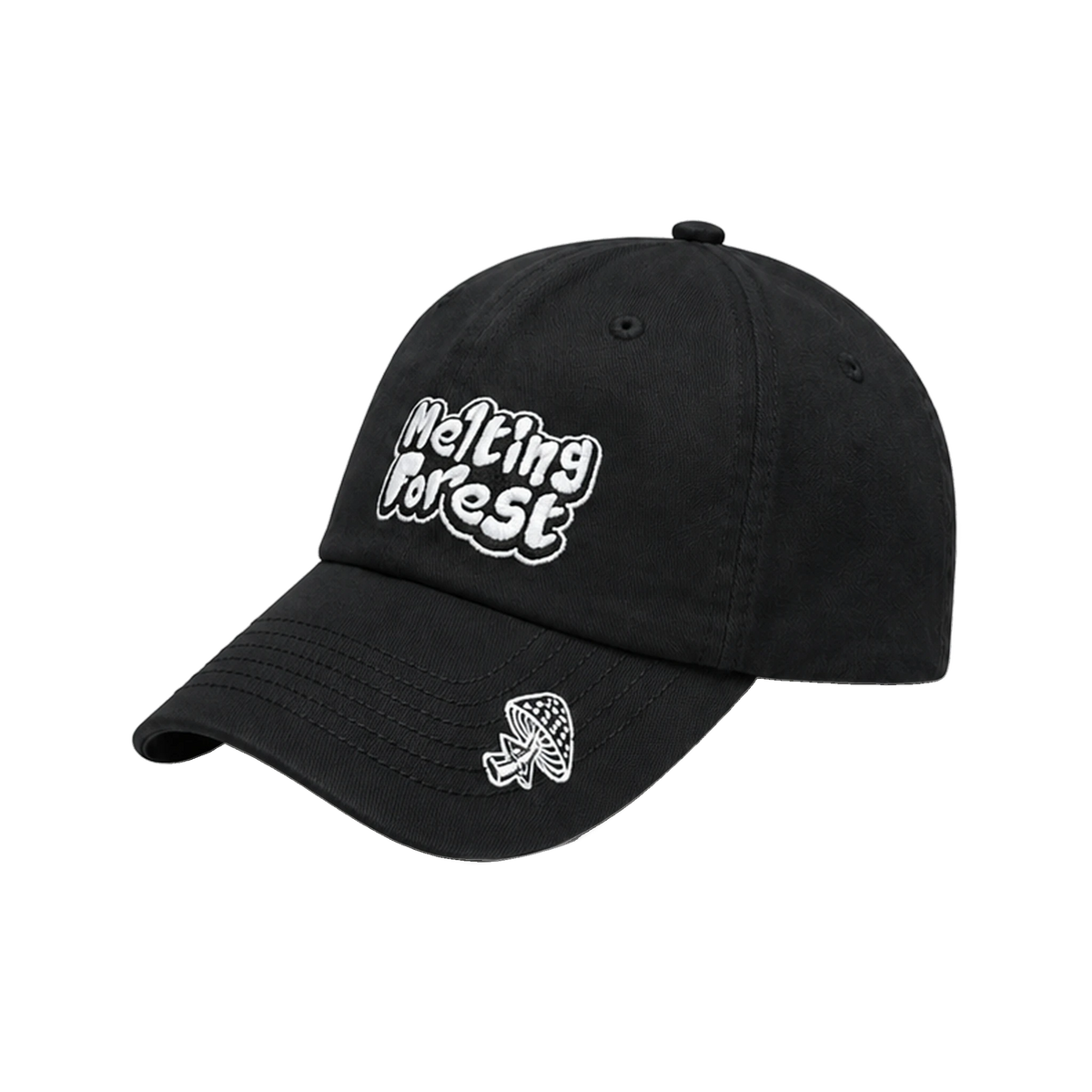 Melting Forest Hat - Black - side angle