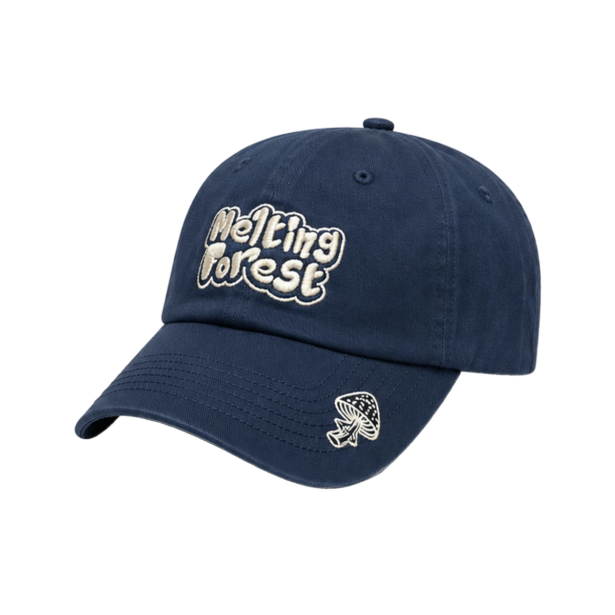 Melting Forest Hat - Navy - front angle