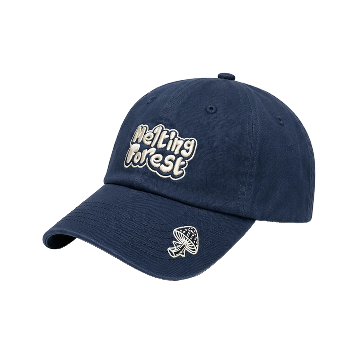 Melting Forest Hat - Navy - side angle