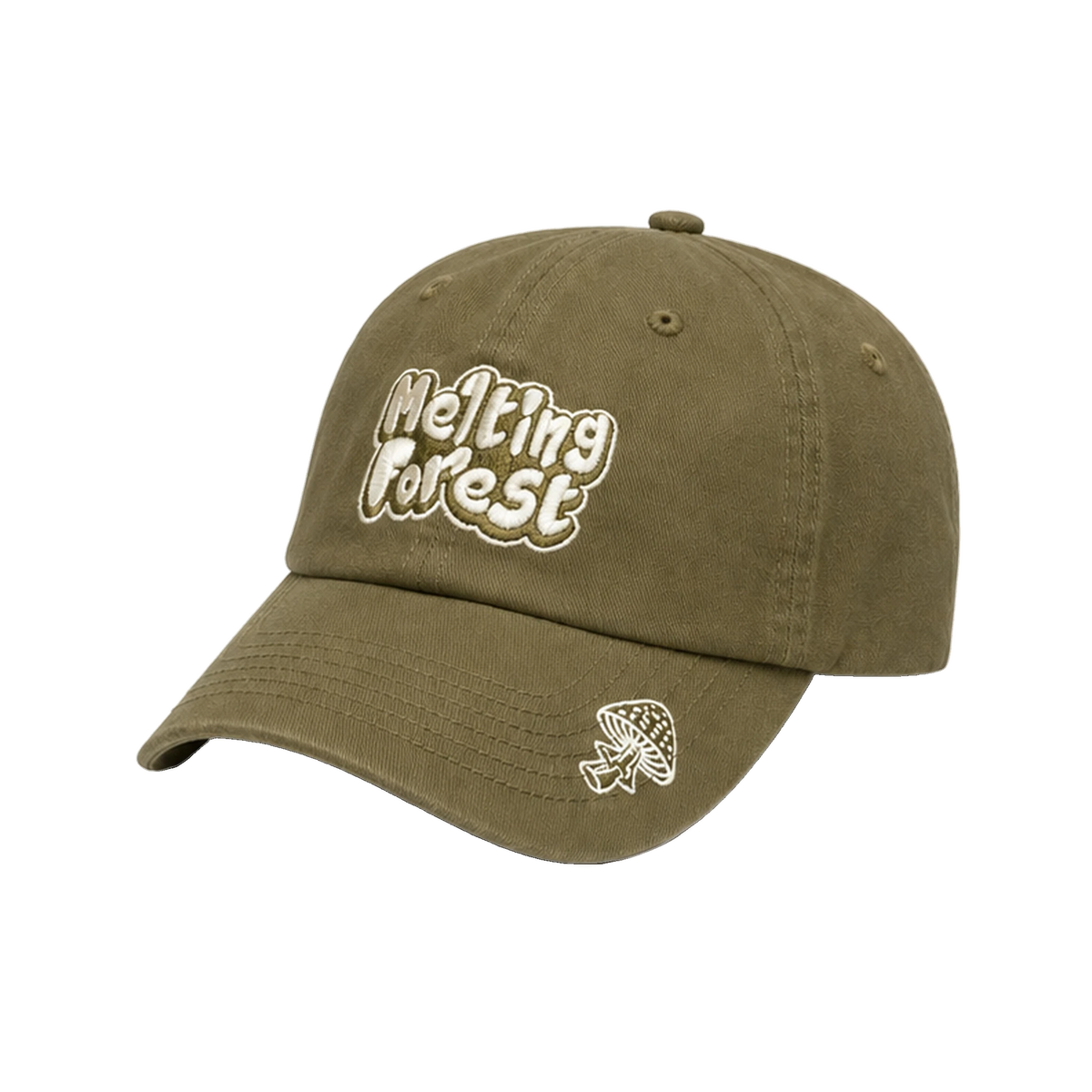 Melting Forest Hat - Olive - front angle