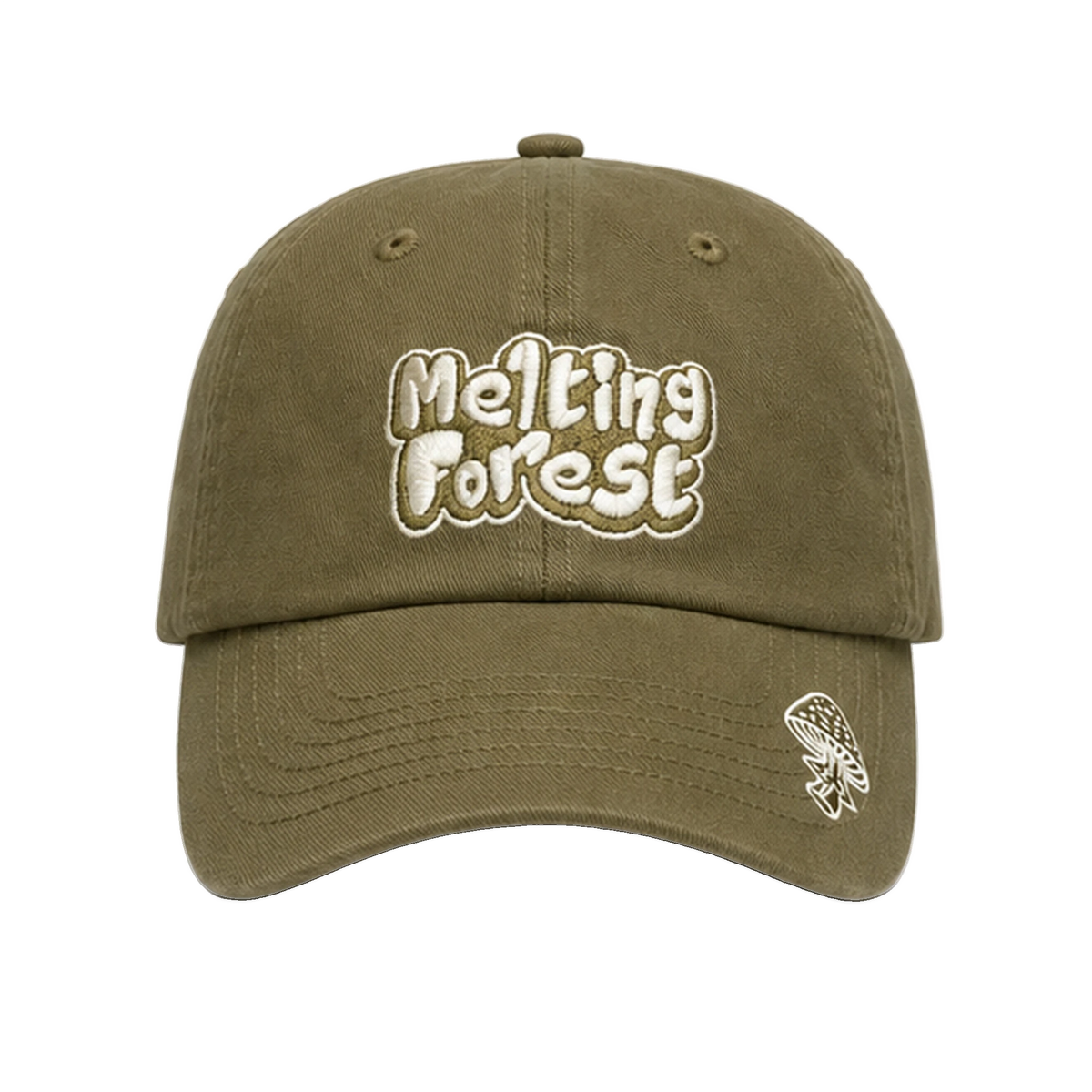 Melting Forest Hat - Olive - front