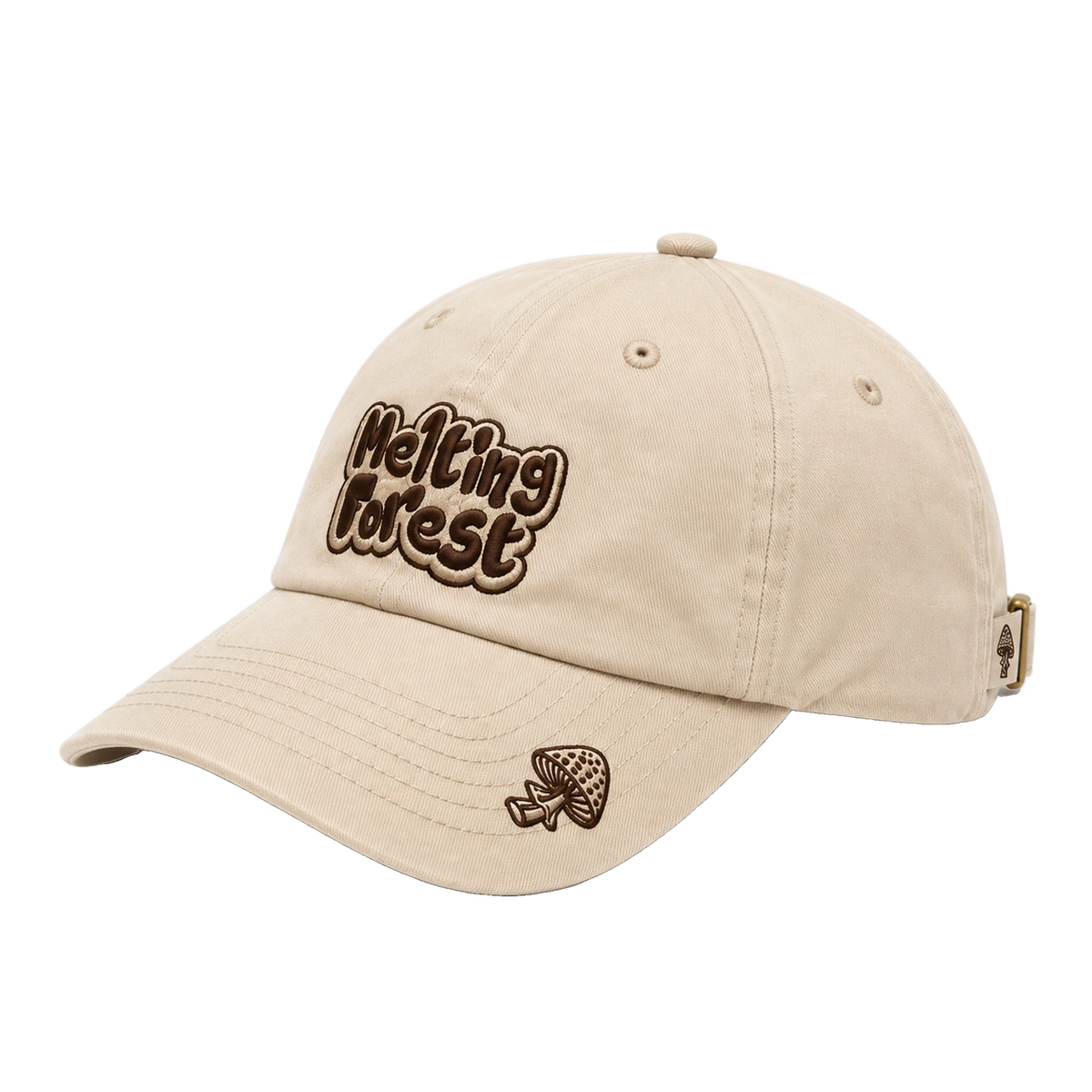 Melting Forest Hat - Sand - side angle