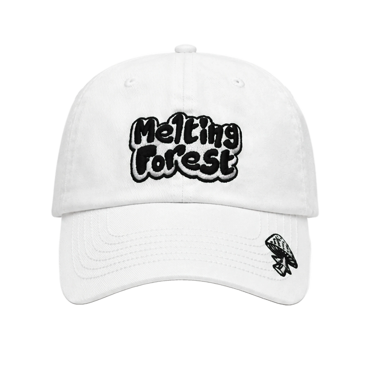 Melting Forest Hat - White - front