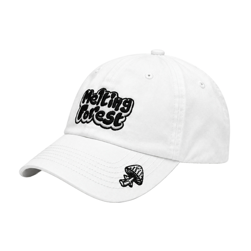 Melting Forest Hat - White - side angle